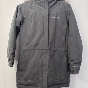 Columbia Black and Gray Fleece Jacket